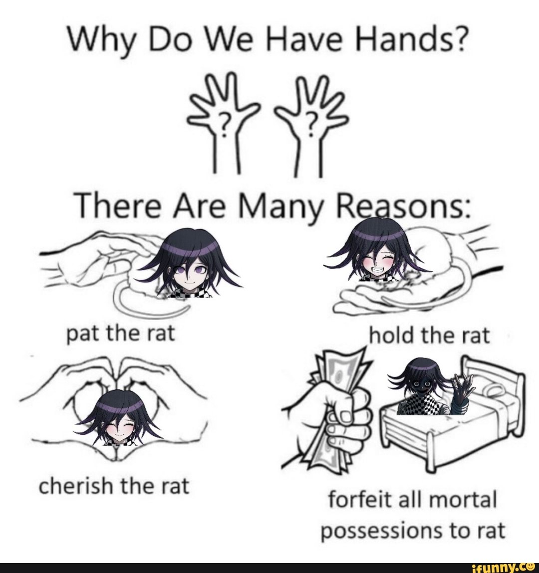 Why Do We Have Hands? There Are Many R- . A pat the rat forf