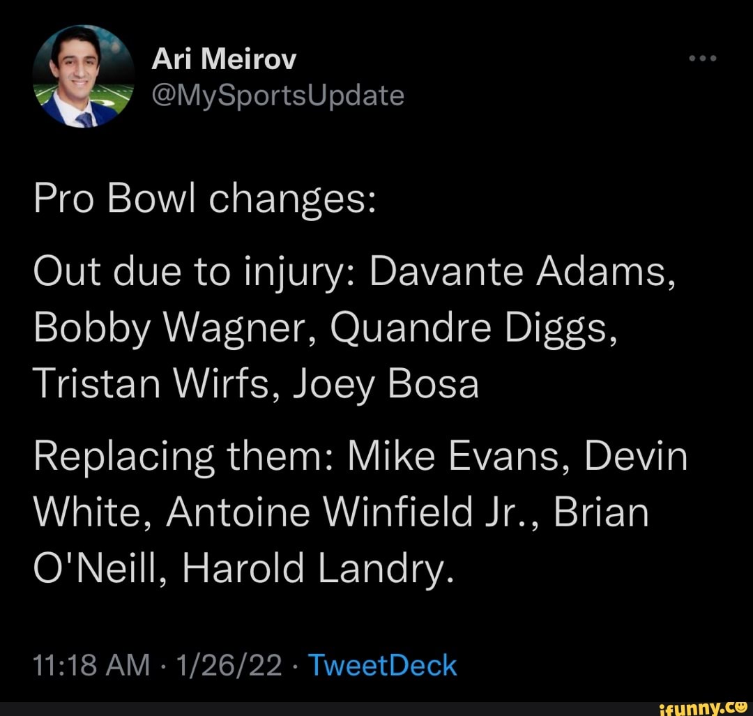 Mike Evans, Devin White & Antoine Winfield Jr. Added to Pro Bowl