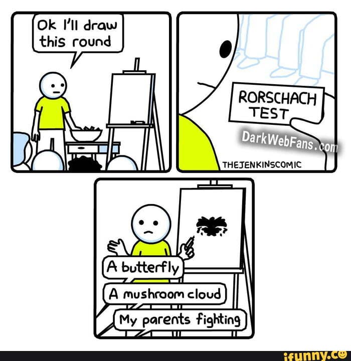 Ok Ill draw this round RORSCHACH TEST DarkWebFans THEJENKINSCOMIC ...