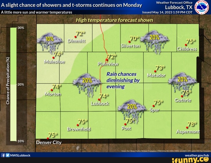 'Weather Forecast Office Aslight chance of showers and tstorms