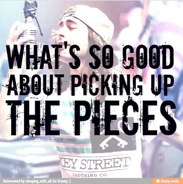 À
em WHAT'S SO GOD
'ABOUT PICKING UP