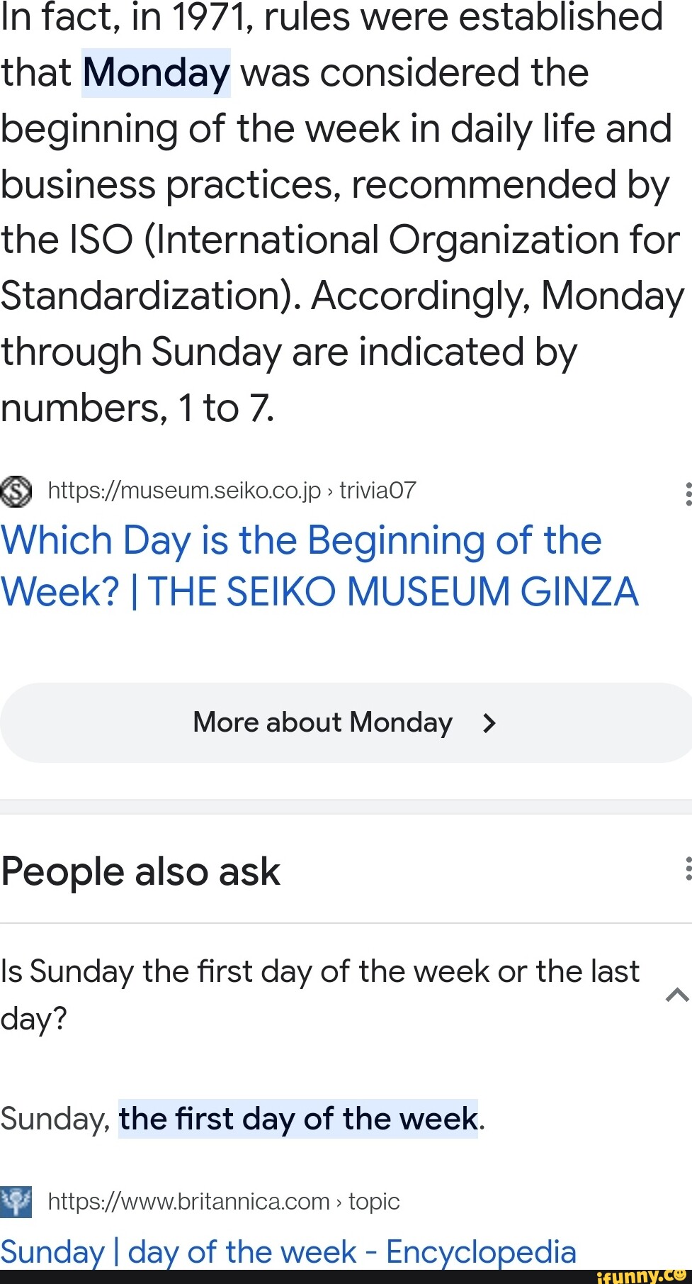 In Fact In 1971 Rules Were Established That Monday Was Considered The in-fact-in-1971-rules-were-established-that-monday-was-considered-the