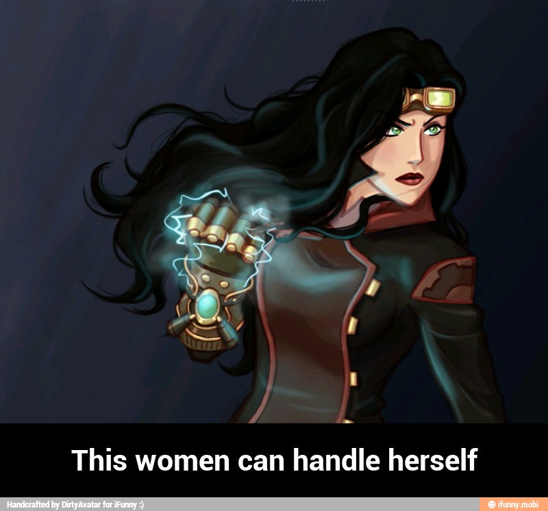 This women can handle herself - This women can handle herself