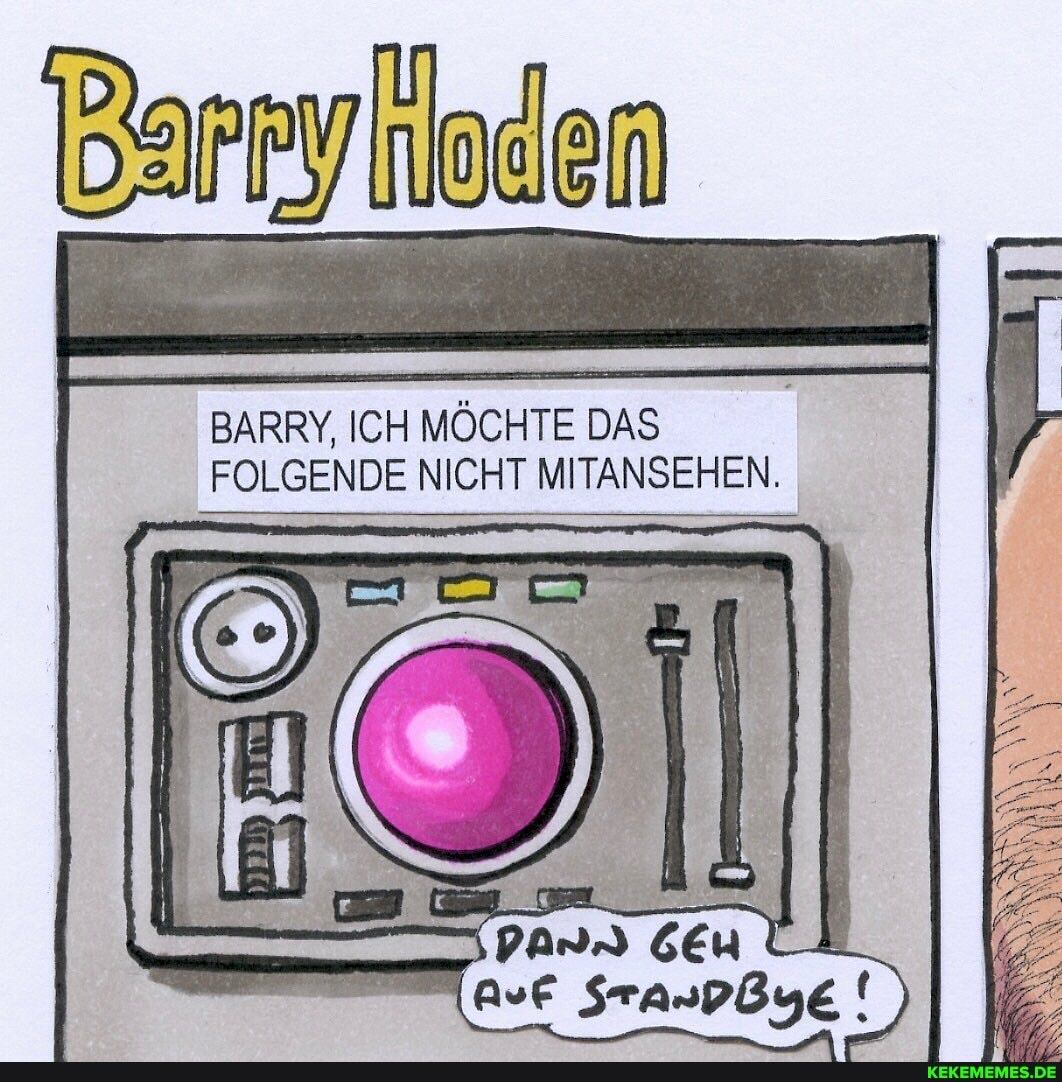 BARRY, ICH MÖCHTE DAS FOLGENDE NICHT MITANSEHEN.