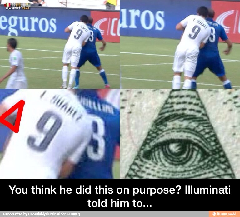 You think he did this on
purpose?
Illuminati - You think he did this on purpose? Illuminati told him to...
