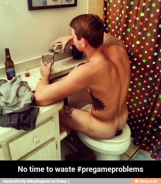 No time to waste #pregameproblems