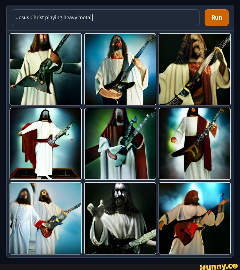Jesus Christ playing heavy metall iFunny Brazil
