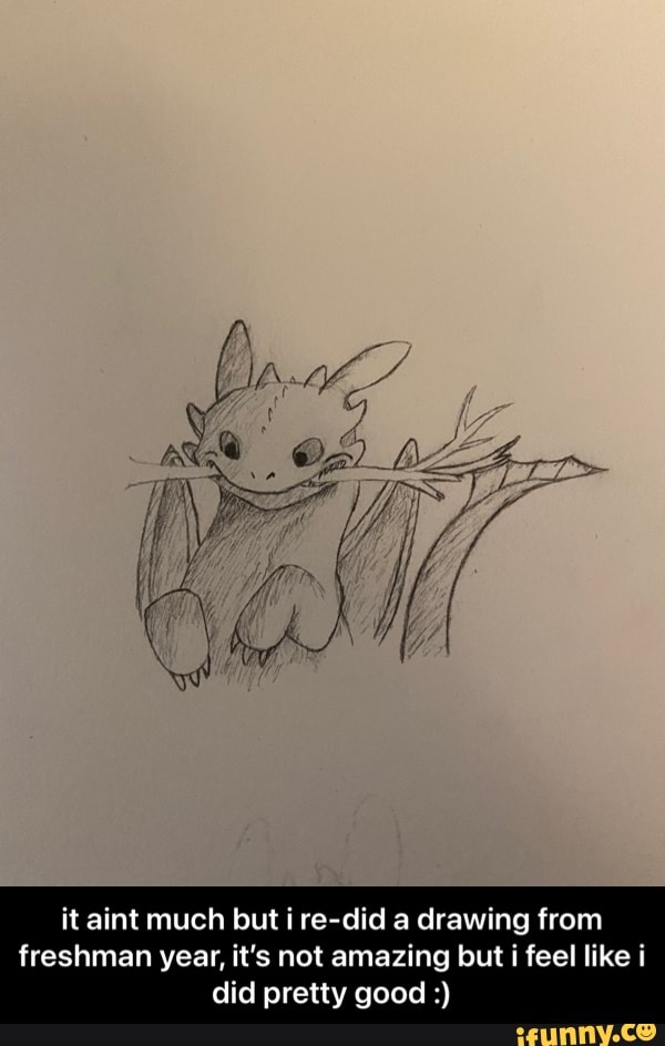 it aint much but re-did a drawing from freshman year, it's not amazing but i feel like i
did pretty good - it aint much but i re-did a drawing from freshman year, it’s not amazing but i feel like i did pretty good :)