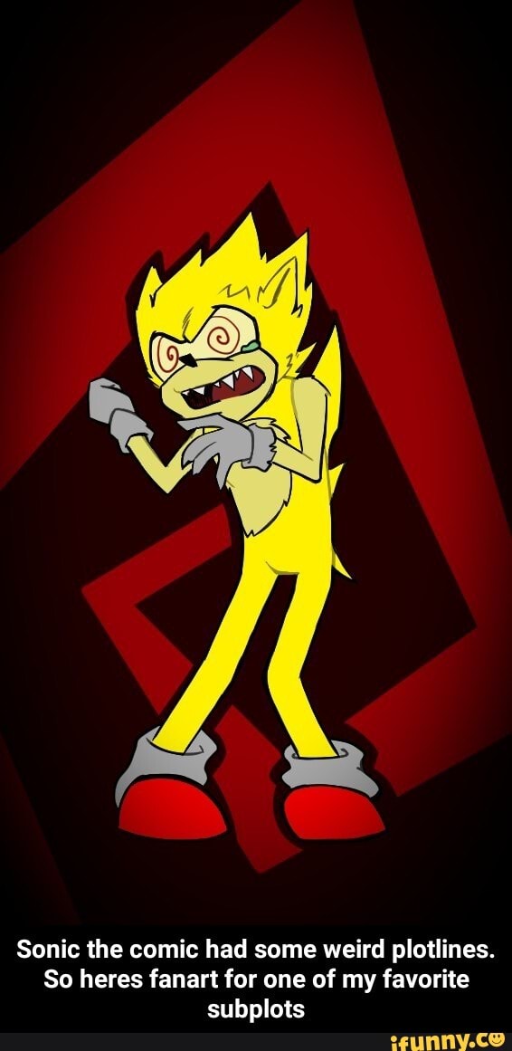 Sonic the comic had some weird plotlines.
So heres fanart for one of my favorite
subplots - Sonic the comic had some weird plotlines. So heres fanart for one of my favorite subplots