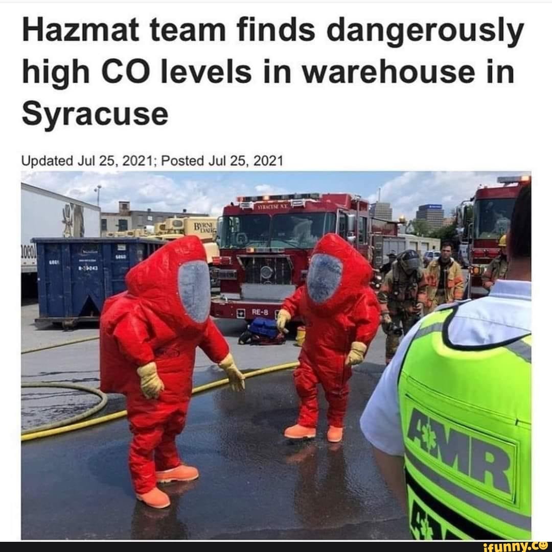 Hazmat team finds dangerously high CO levels in warehouse in Syracuse