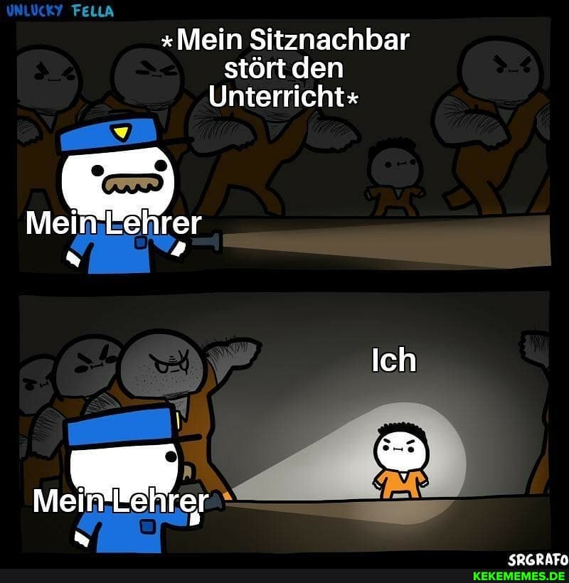 "Mein Sitznachbar stört den
Unterricht"
FELLA
MeinLehrer
Ich
