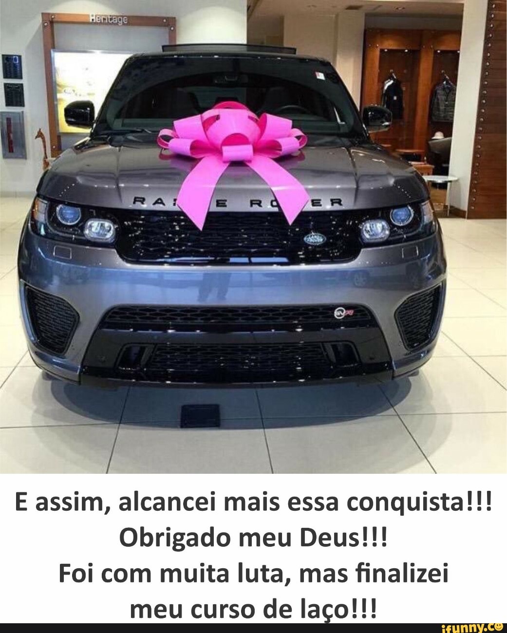 E assim, alcancei mais essa conquista!!!
Obrigado meu Deus!!!
Foi com muita luta, mas finalizei
meu curso de laço!!!