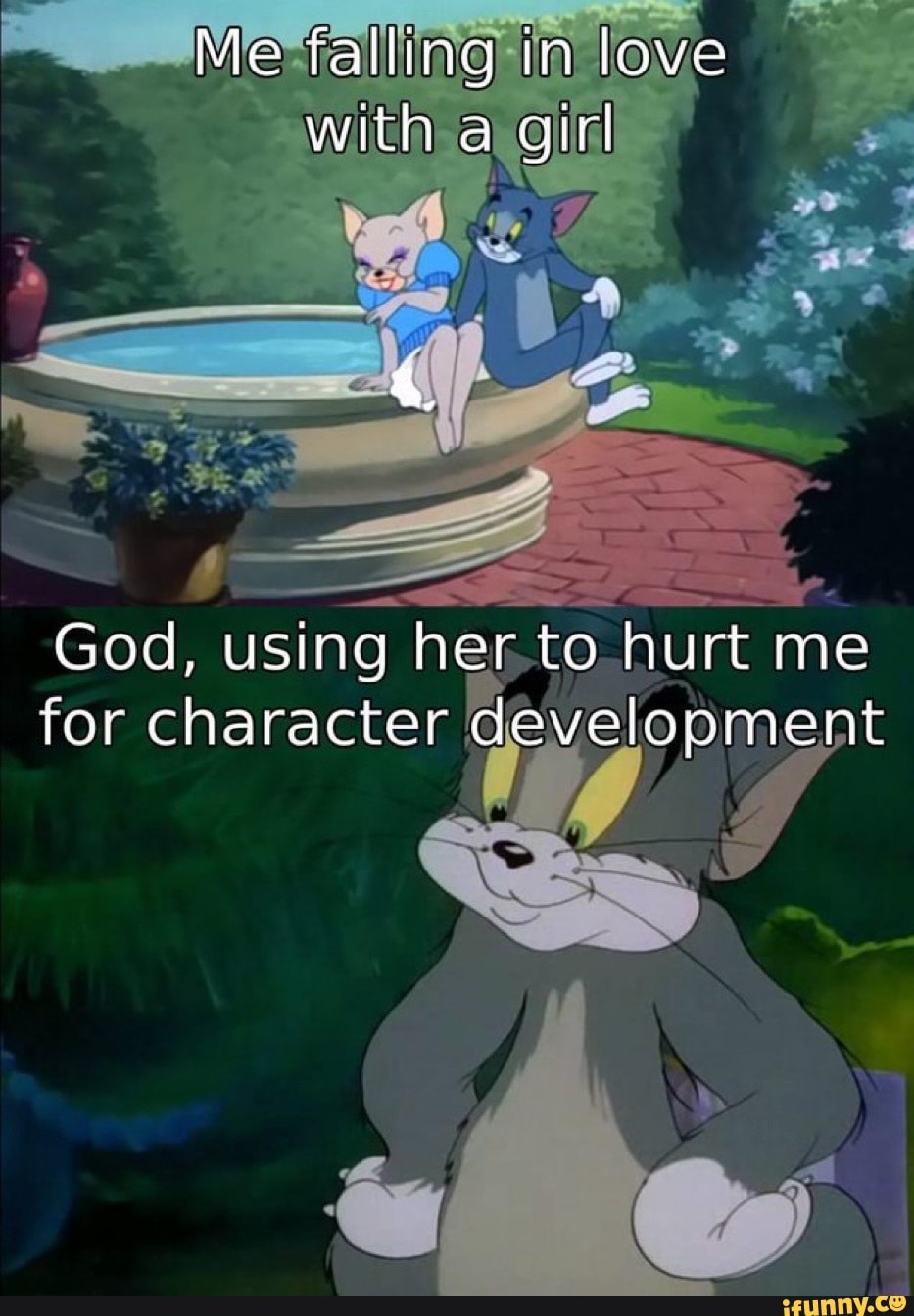 r.to hurt
me God, using he e
de for character Y is