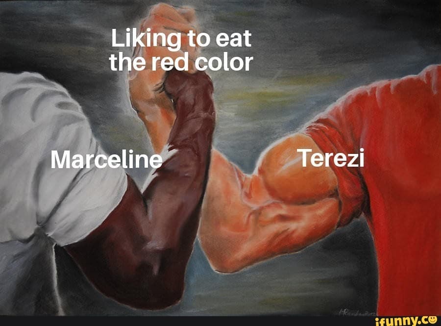 Liking to eat the red color Marceline Terezi iFunny