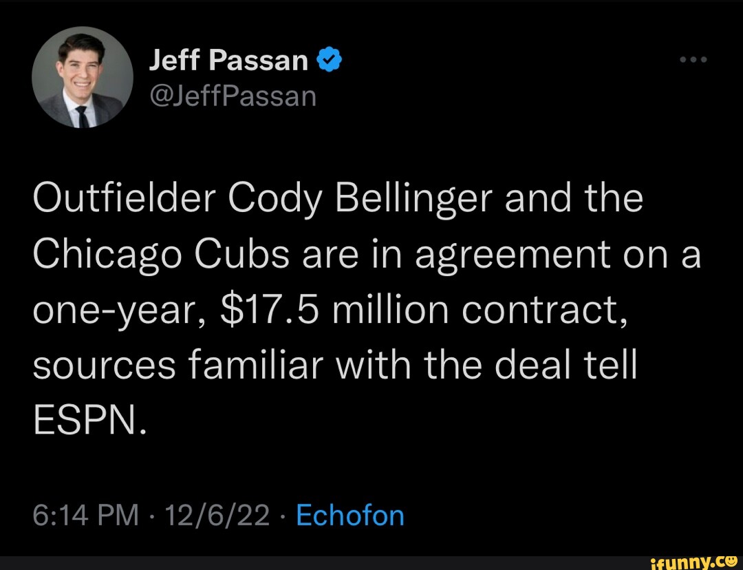 Chicago Cubs, Cody Bellinger agree to one-year, $17.5 million contract