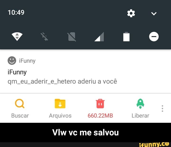 iFunny
qm. eu aderir e hetero aderiu a você
Buscar Arquivos 660.22MB Liberar
Vlw vc me salvou - Vlw vc me salvou