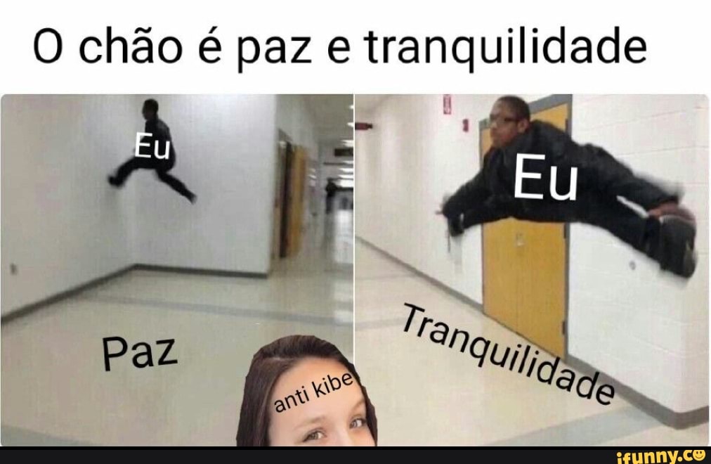 O chão é paz e tranquilidade