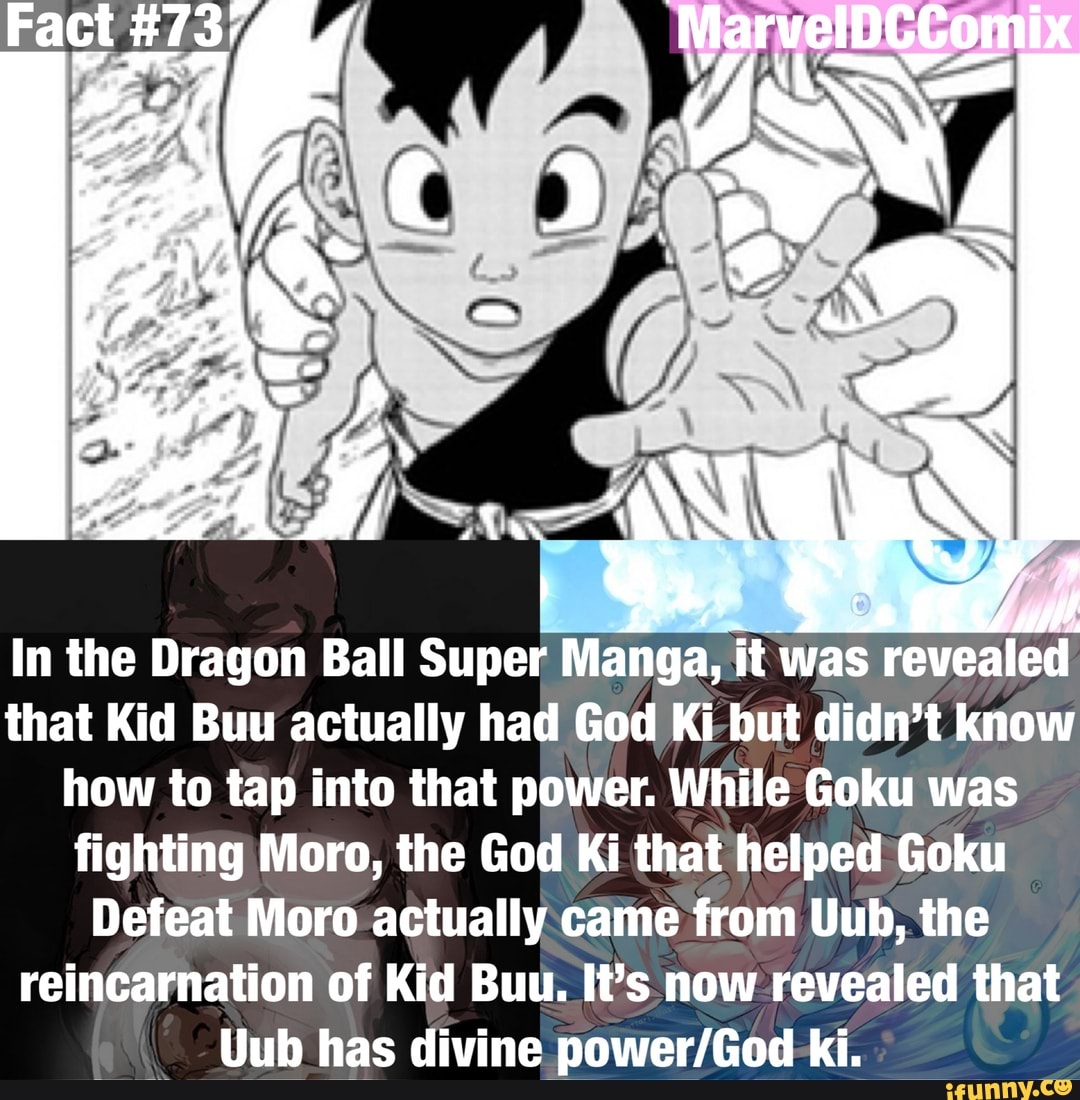 Buu's reincarnation Uub  Dragon ball super manga, Anime dragon