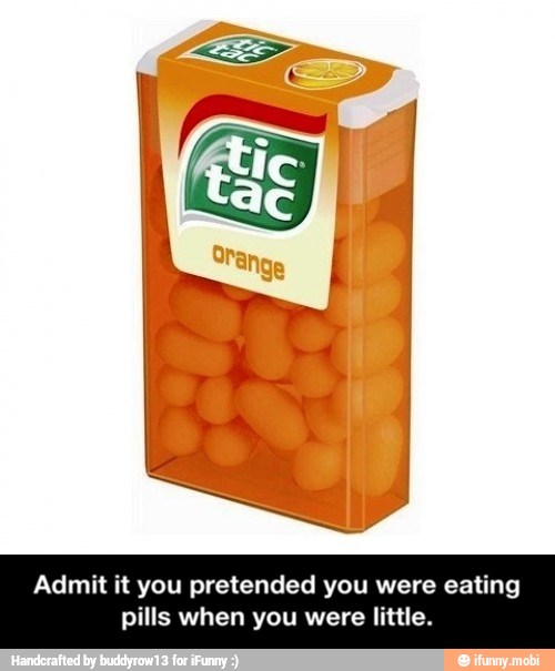 Admit it you pretended you were eating
pills when you were little. - Admit it you pretended you were eating pills when you were little.