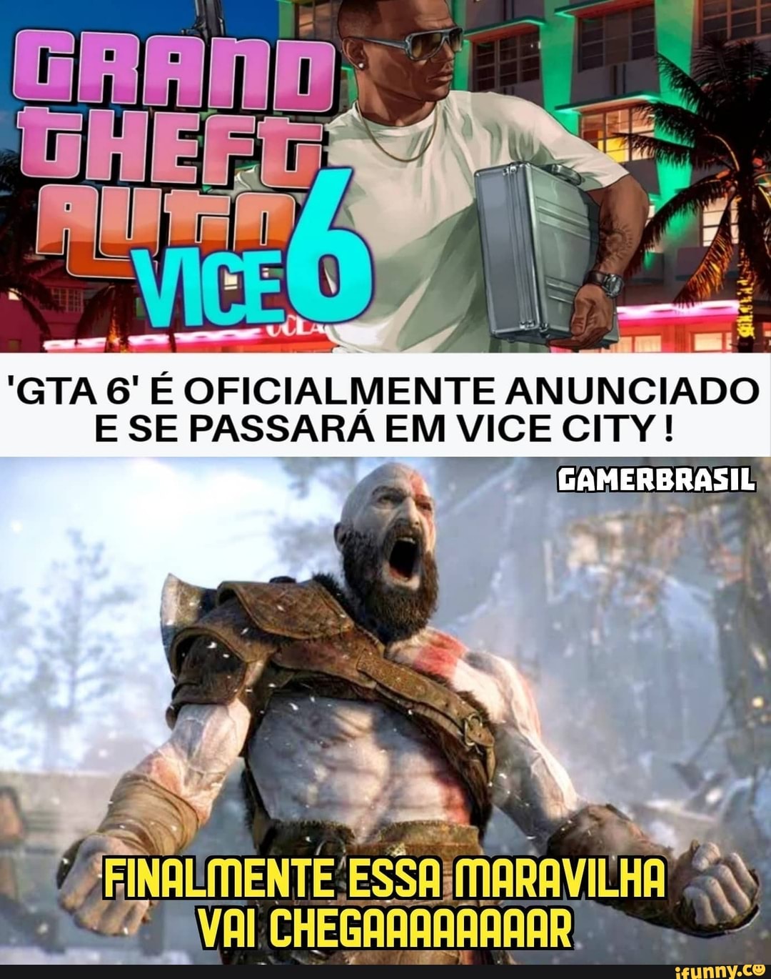 'GTA 6' É OFICIALMENTE ANUNCIADO E SE PASSARA EM VICE CITY!
GAMERBRASIL