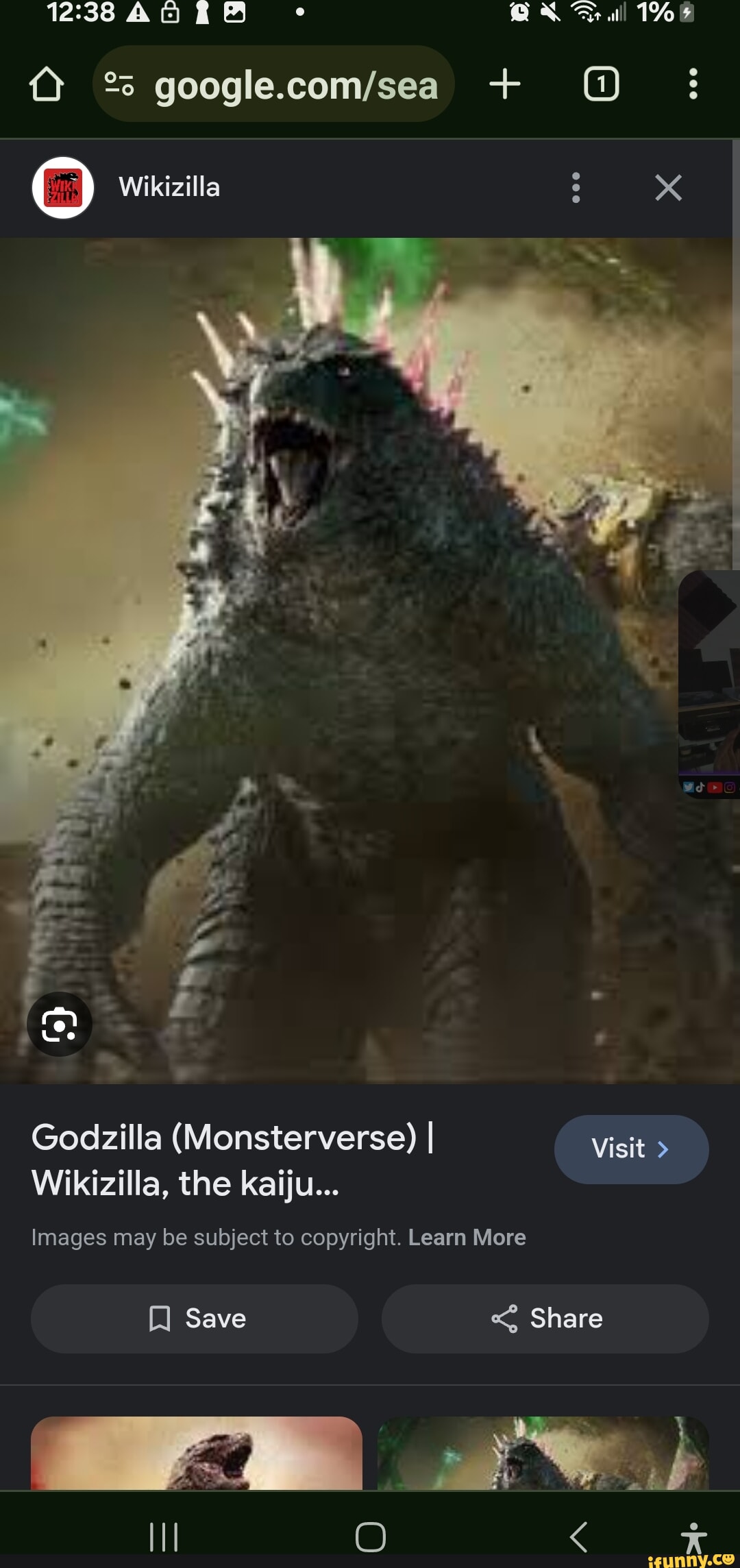 I % + Wikizilla Godzilla (Monsterverse) I Visit > Wikizilla, The Kaiju ...