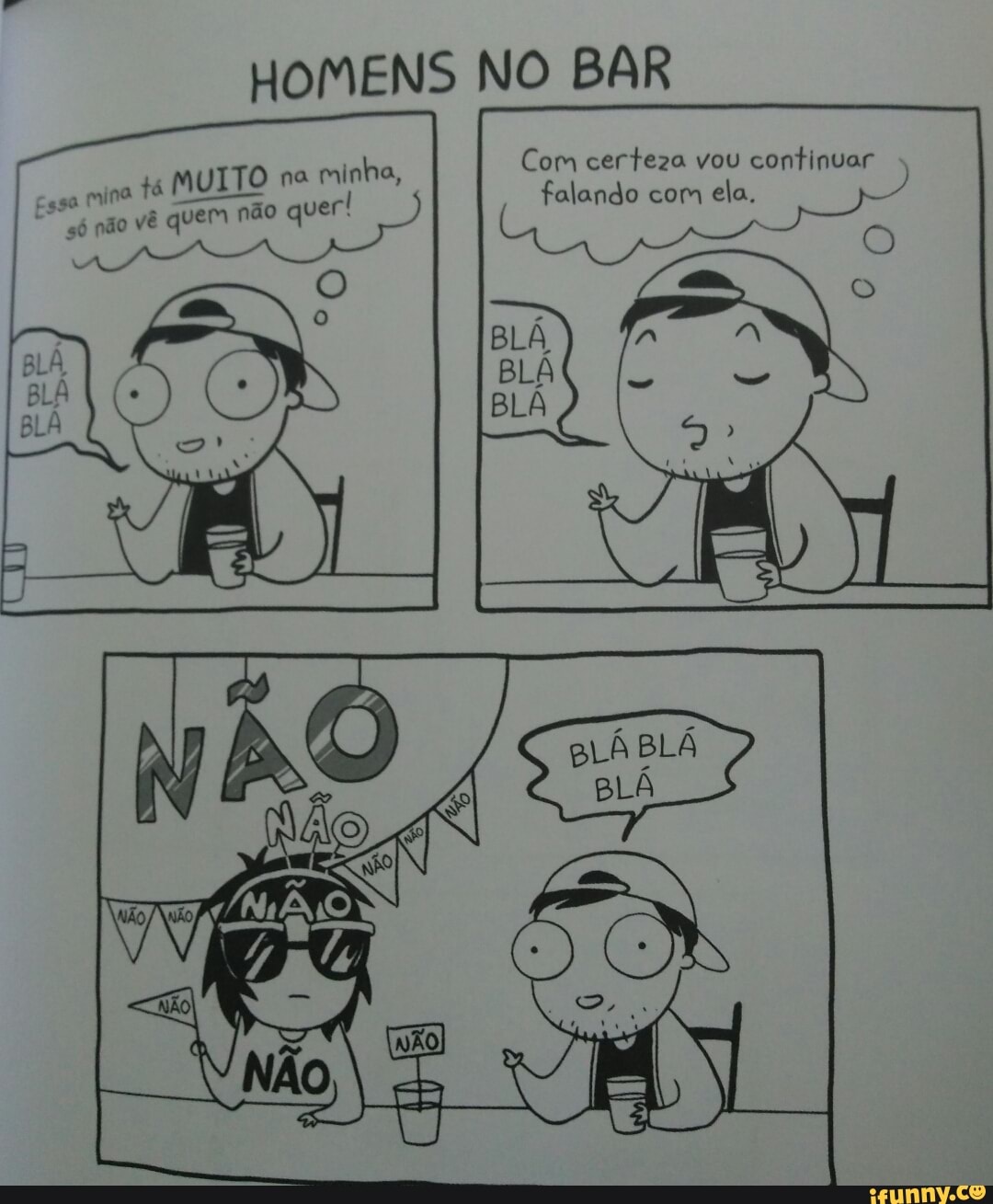 HOMENS NO BAR