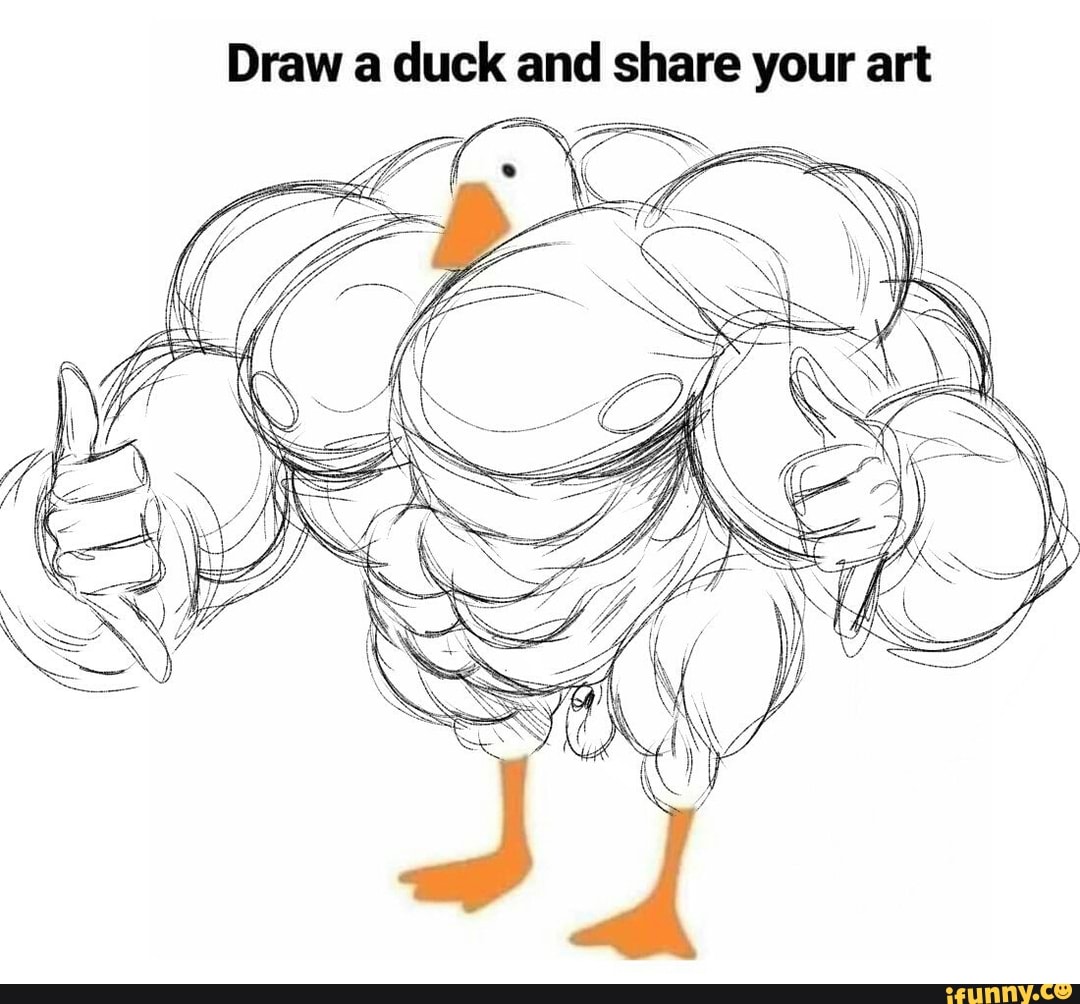 Draw a duck and share your art iFunny