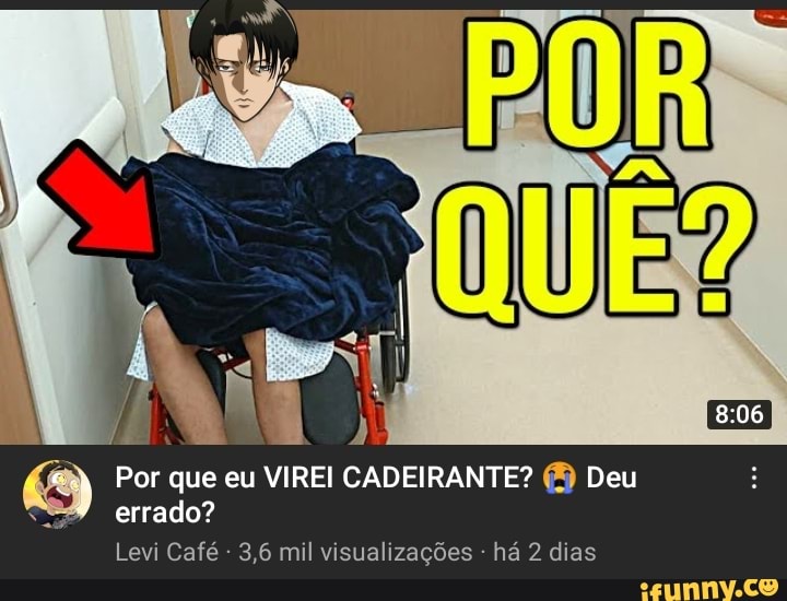 Por que eu VIREI CADEIRANTE? Deu errado?
Levi Café - 3,6 mil visualizações - há 2 dias