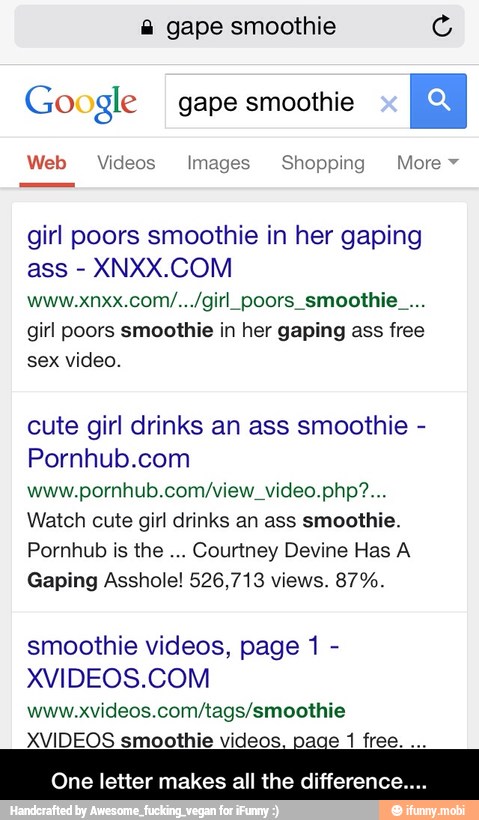 gape smoothie E
Go Fl gape smoothie
E
Web Videos Images Shopping More"
girl poors smoothie in her gaping
XNXX.COM
www.xnxx.com/.../girl_poors_smoothie_...
girl poors smoothie in her gaping ass free
sex video.
cute girl drinks an ass smoothie
Pornhub.com
www.pornhub.com/view_video.php
Watch cute girl drinks an ass smoothie.
Pornhub is the
Courtney Devine Has A
Gaping Asshole! 526,713 views. 87%.
smoothie videos, page 1
XVIDEOS.COM
www.xvideos.com/tags/smoothie
XVIDEOS smoothie videos, page 1 free.
One letter makes all the difference. - One letter makes all the difference....