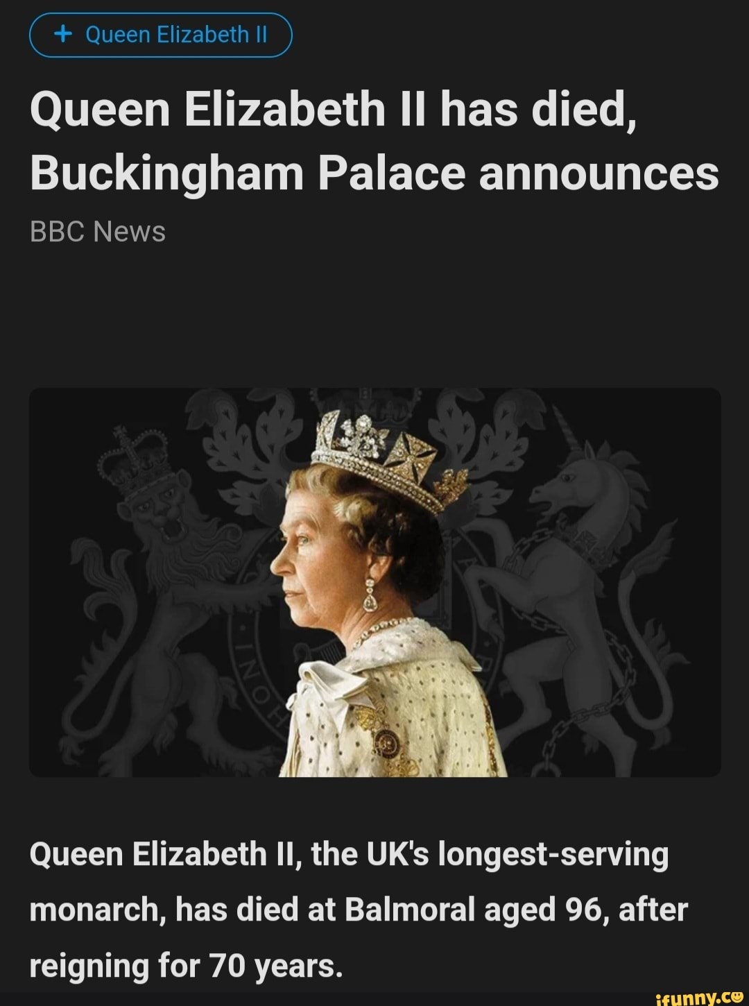 Queen Elizabeth Ii Queen Elizabeth Ii Has Died Buckingham Palace