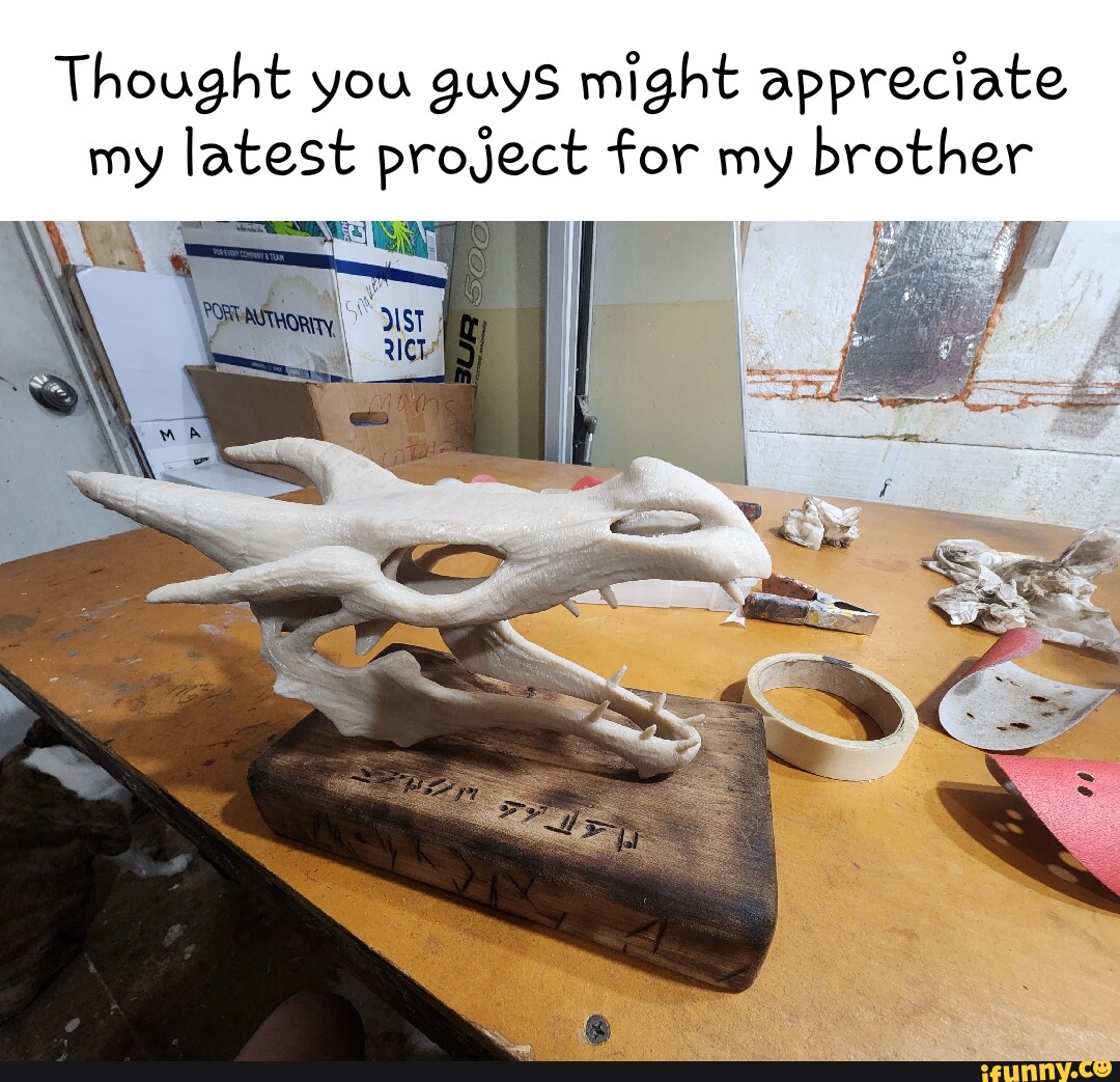 Thought you guys might appreciate my latest project for my brother - iFunny