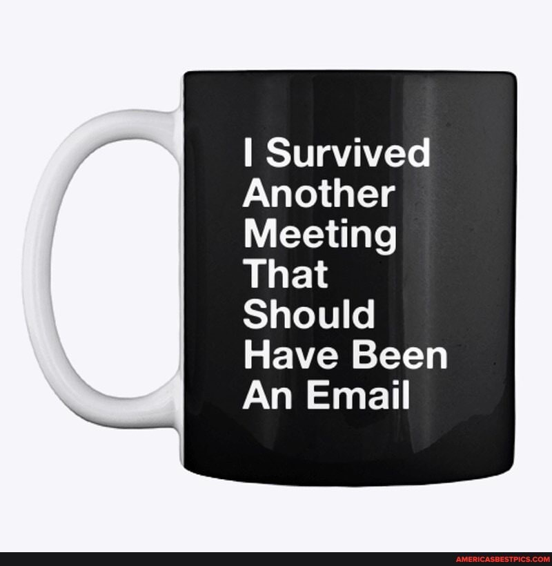 I Survived Another Meeting That Should Have Been An Email America S Best Pics And Videos