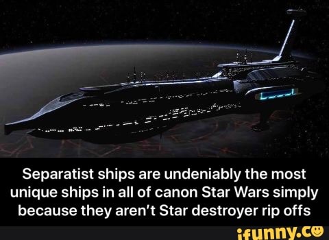 separatist star wars ships