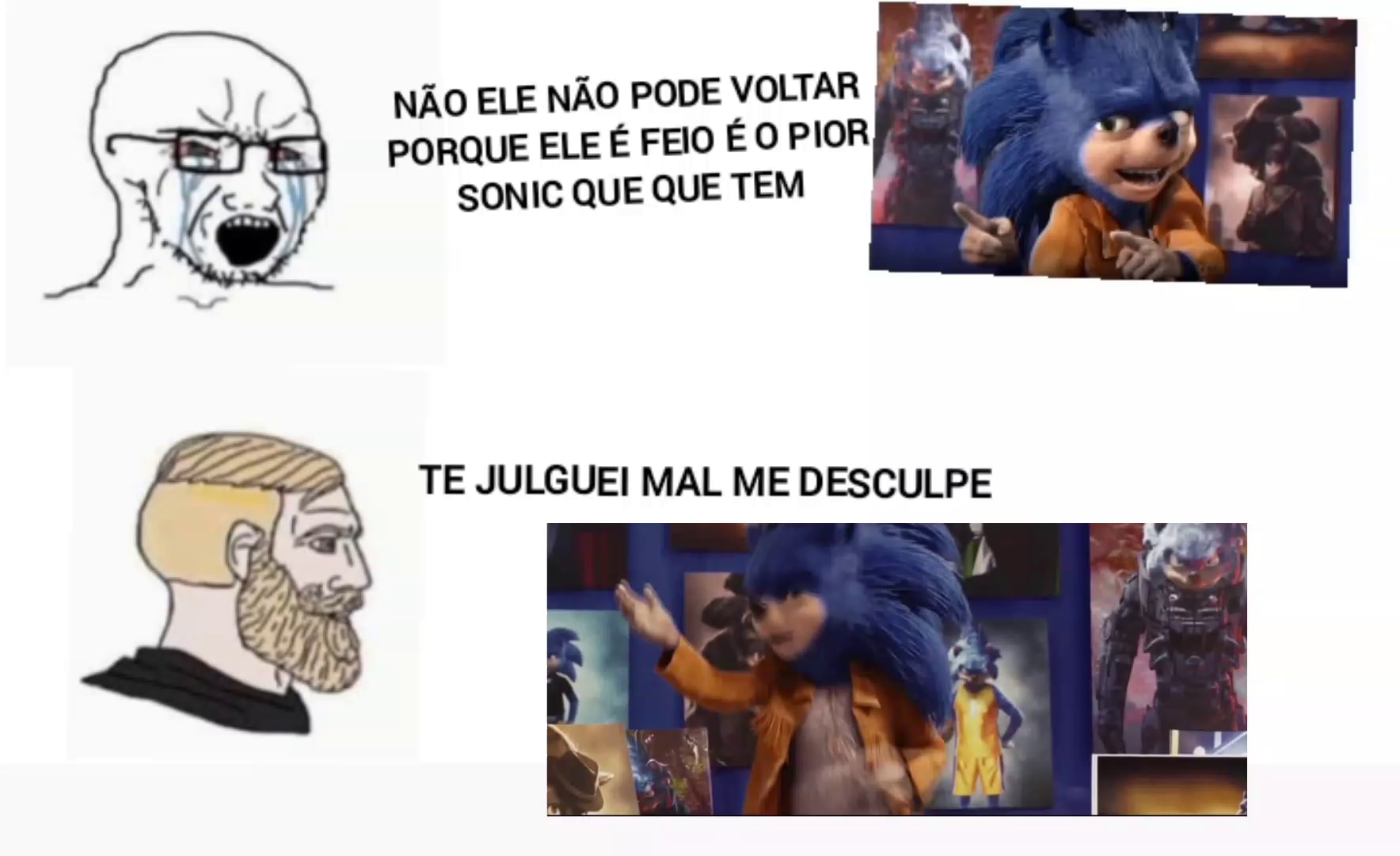 Eu gosto do Sonic feio - iFunny Brazil