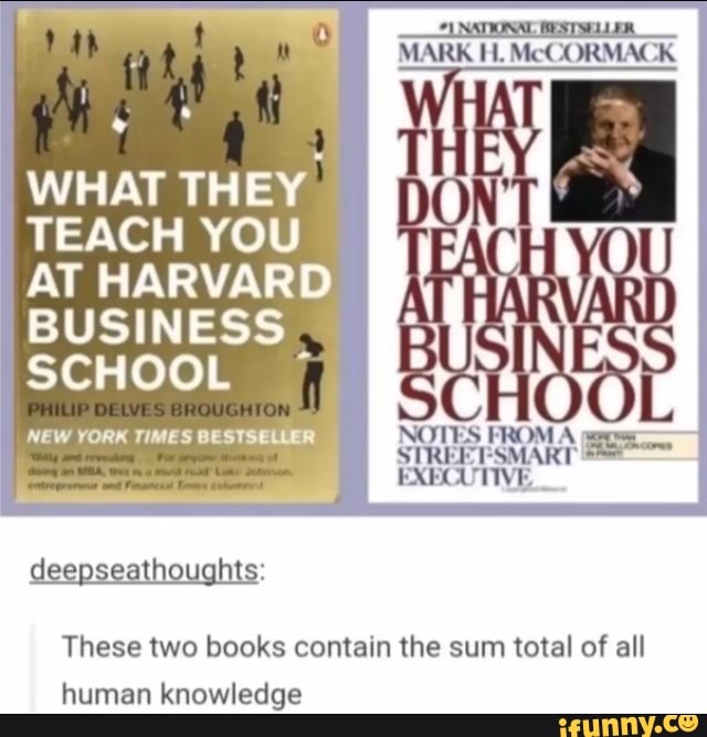 MARK H. McCORMACK WHAT THEY. TEACH YOU AT HARVARD BUSINESS SCHOOL