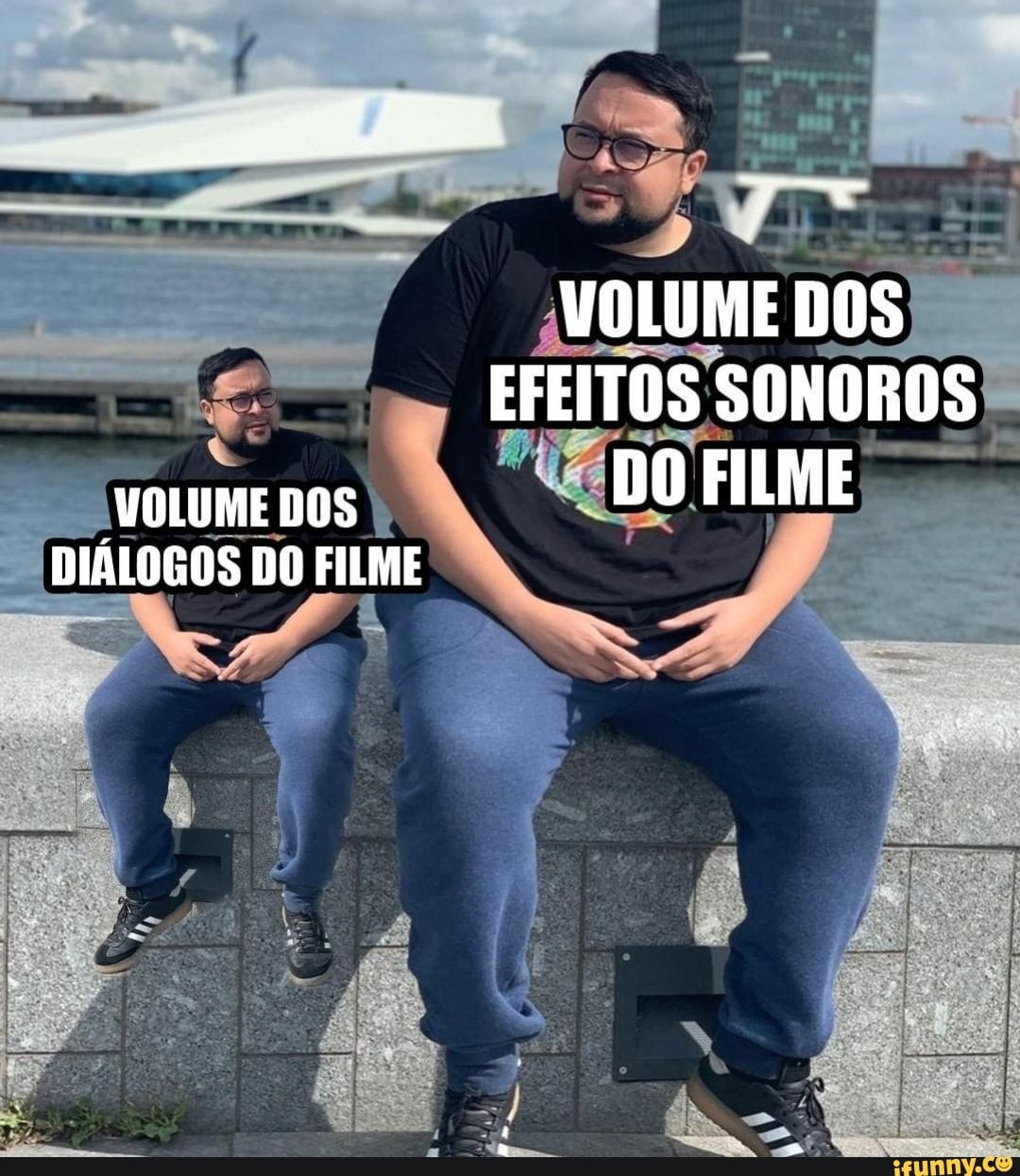 VOLUME DOS EFEITOS SONOROS VOLUME DOS DO FILME DIÁLOGOS DO FILME