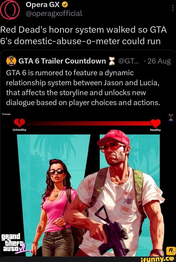 Opera GX on X: The GTA 6 map is rumoured to be TWICE as big as GTA 5 🤯   / X