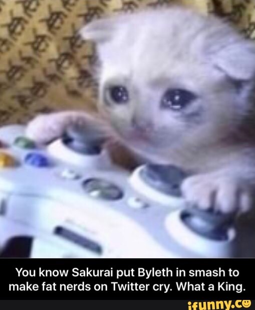 You know Sakurai put Byleth in smash to
make fat nerds on Twitter cry. What a King. - You know Sakurai put Byleth in smash to make fat nerds on Twitter cry. What a King.