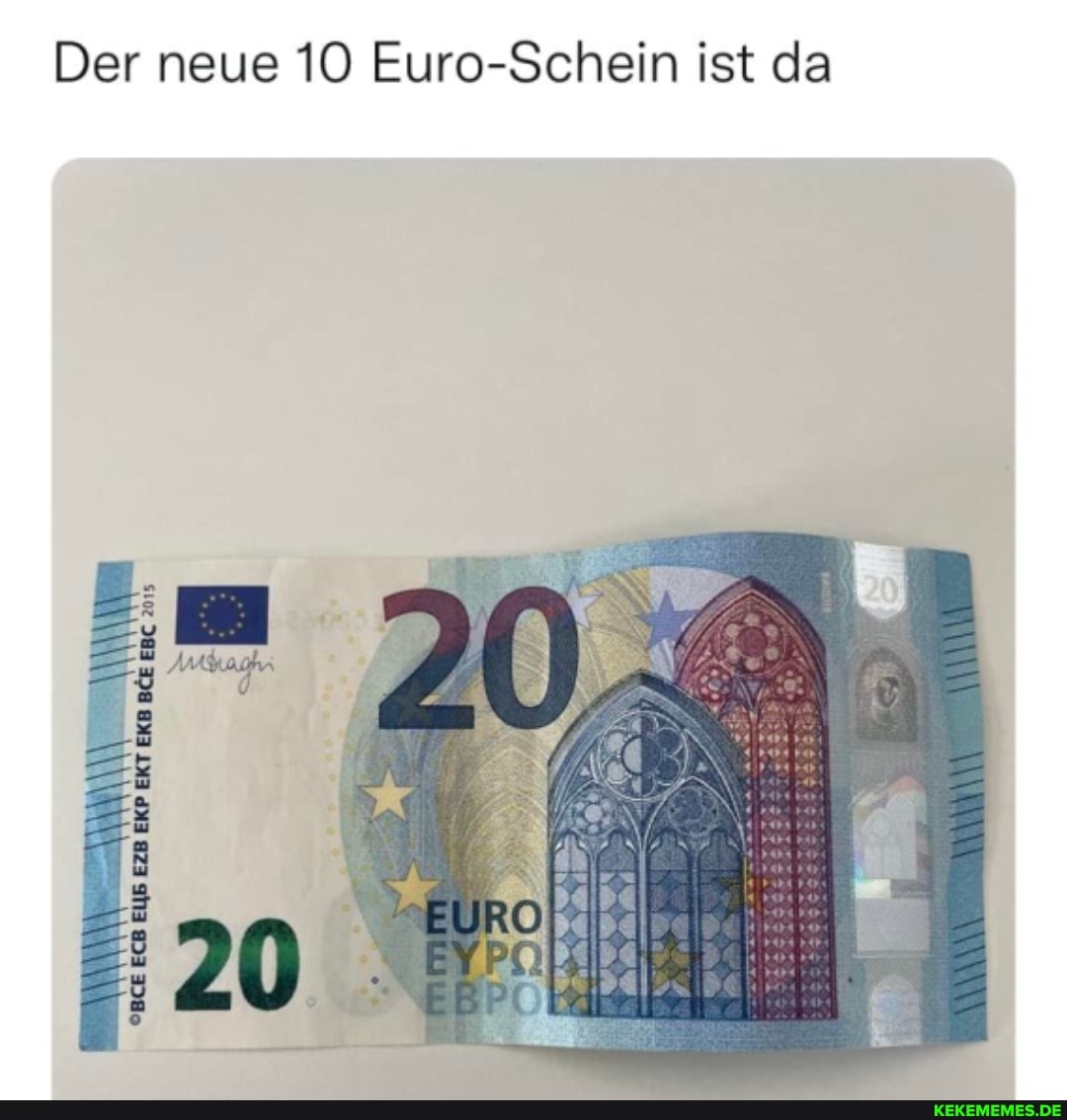 Der neue 10 Euro-Schein ist da BCE ECB EZB EKP EKT EKB BCE ECB EZB EKP EKT EKB B