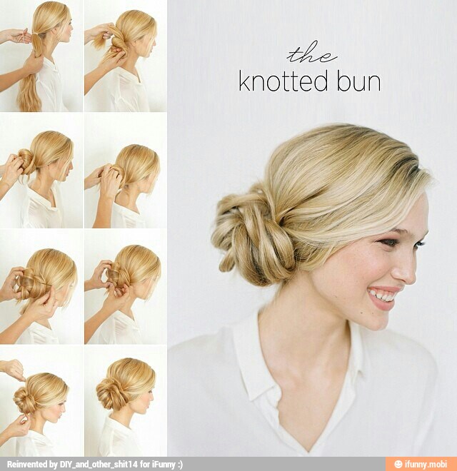 SA knotted bun