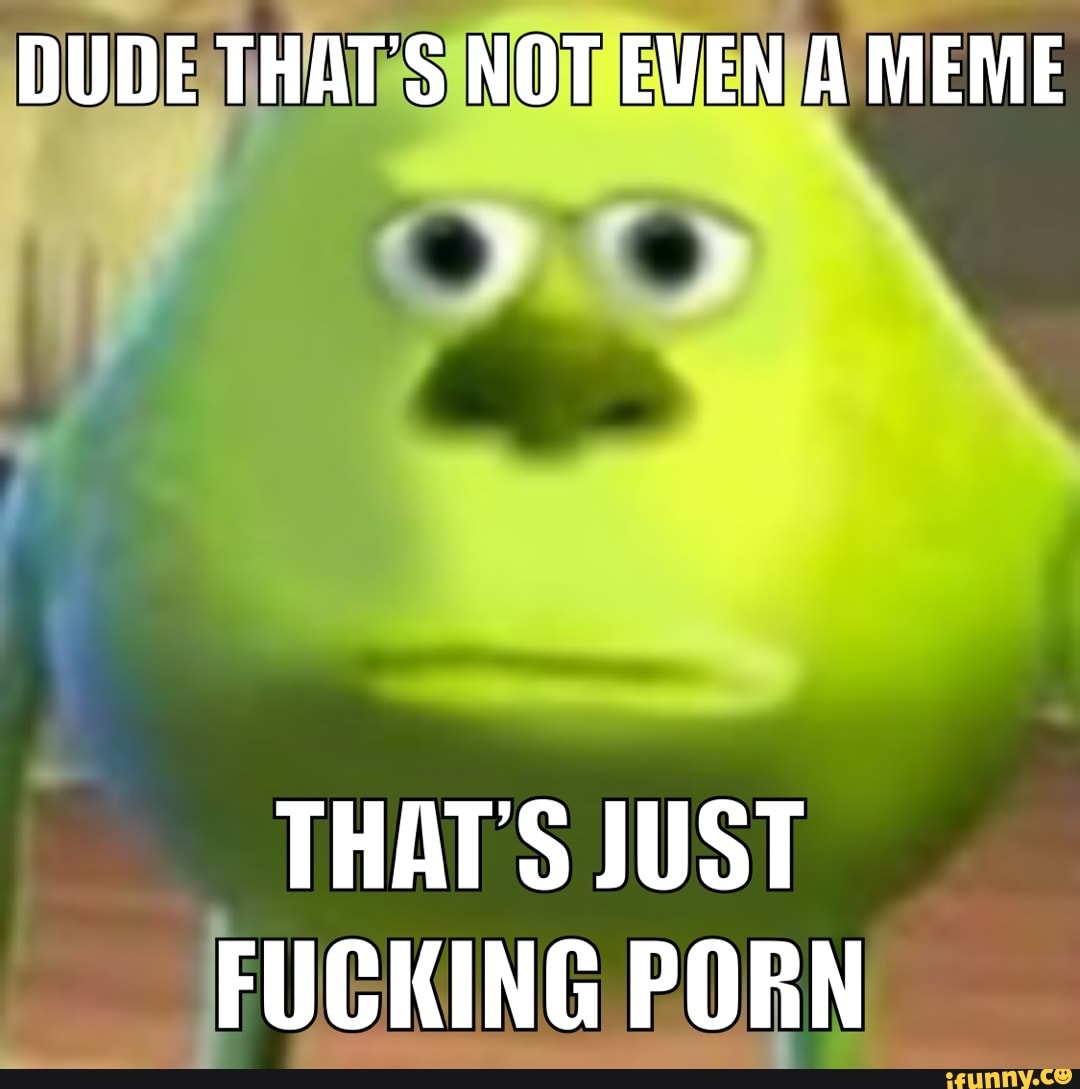 Its Not Porn - DUDE THAT'S NOT EVEN A MEME THAT'S JUST FUCKING PORN - iFunny