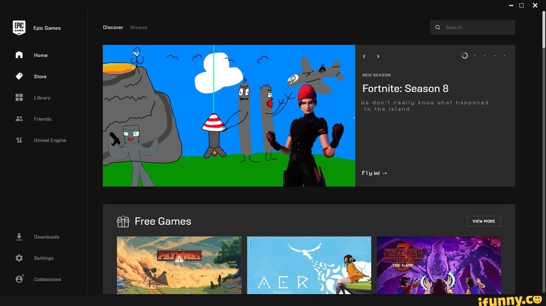 Epic Games Library Browser