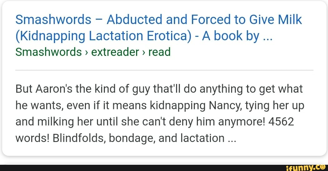 Lactating Bondage