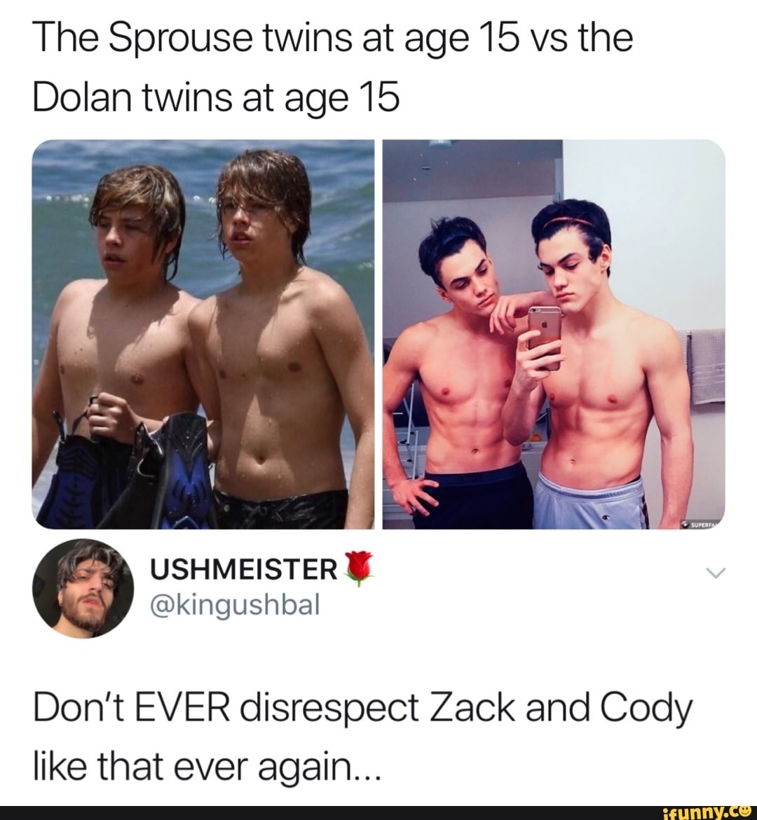 The Sprouse twins at age 15 vs the Dolan twins atage15 Don’t EVER ...