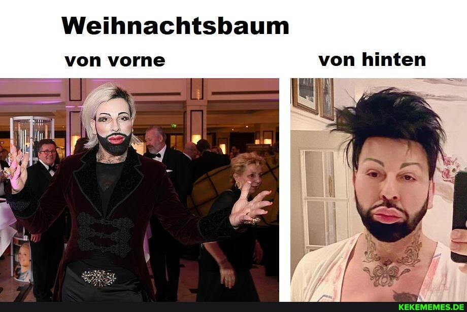 Weihnachtsbaum
von vorne von hinten