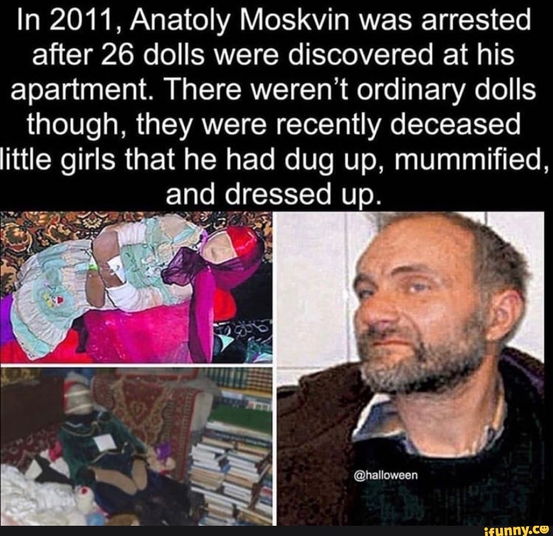 Russian Historian Anatoly Moskvin Collected Dead Girls at Home