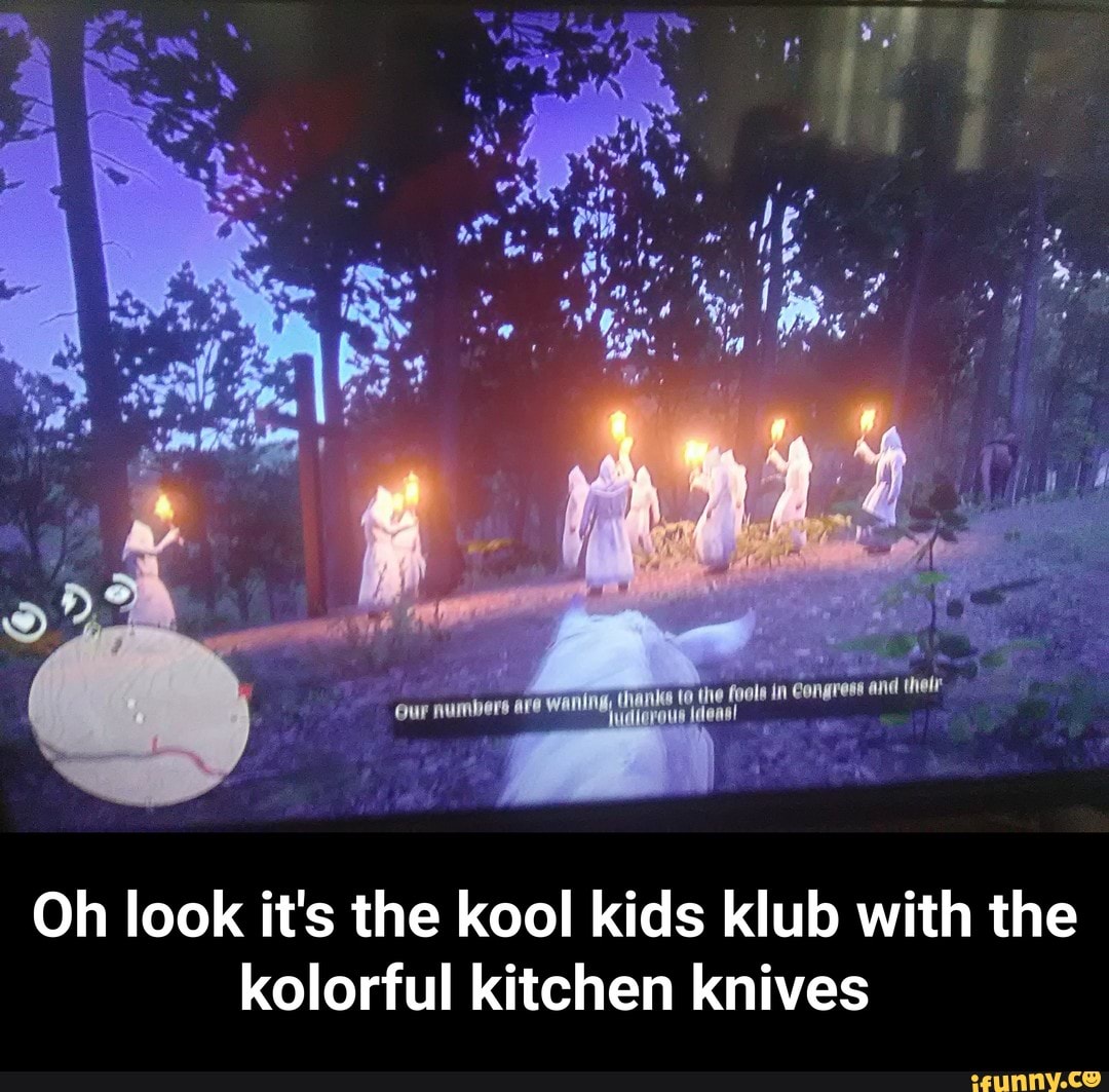 Oh look it's the kool kids with the kolorful kitchen knives - Oh look it's the kool klub with the kolorful kitchen knives - iFunny