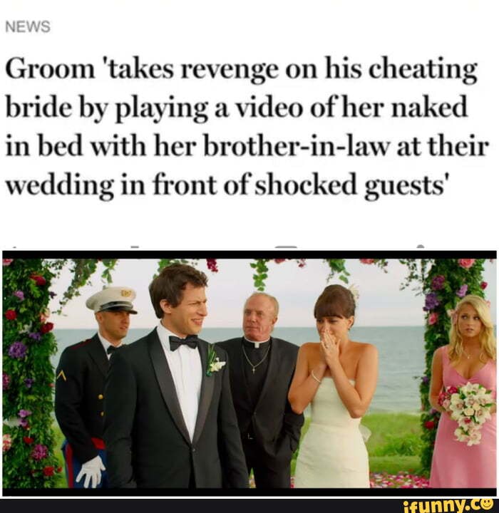 Groom Takes Revenge On His Cheating Bride By Playing A Video Of Her