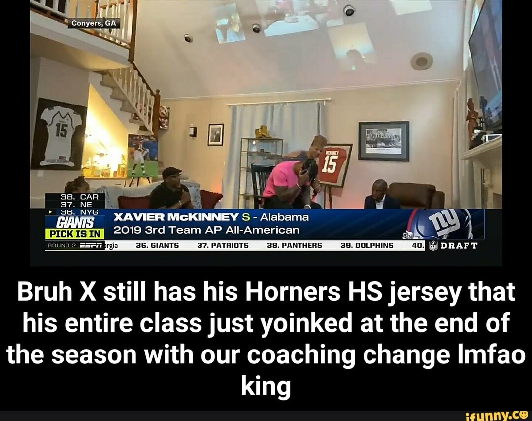 Bruh X still has his Horners HS jersey that
his entire class just yoinked at the end of
the season with our coaching change Imfao
king - Bruh X still has his Horners HS jersey that his entire class just yoinked at the end of the season with our coaching change lmfao king