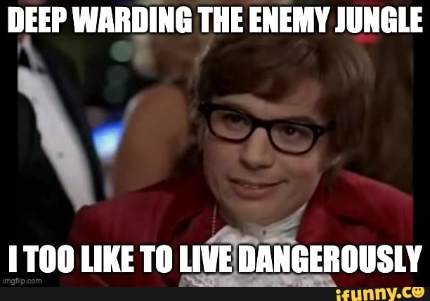 DEEP WARDING THE ENEMY JUNGLE
1T00 LIKE TO LIVE DANGEROUSLY